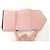 PORTAFOGLIO LOUIS VUITTON VICTORINE TOILE DAMIER EBENE E PELLE ROSA - vista 5