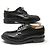 SCARPE CHURCH'S GRAFTON DERBY 7G 41 TRIPLES SEMELLES PELLE NERA - vista 3