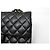 CHANEL CLASSIQUE 11.12 TIMELESS MEDIUM HANDTASCHE SCHWARZES LEDER SCHULTERGURT - Ansicht 17
