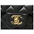 CHANEL CLASSIQUE 11.12 TIMELESS MEDIUM HANDTASCHE SCHWARZES LEDER SCHULTERGURT - Ansicht 4