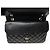 CHANEL CLASSIQUE 11.12 TIMELESS MEDIUM HANDTASCHE SCHWARZES LEDER SCHULTERGURT - Ansicht 7