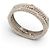 MAUBOUSSIN LE PREMIER JOUR RING 2 REIHEN T49 DIAMANT 18K WEISSGOLD 2GR