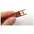 Hermès BRACCIALE HERMES BEHAPI CUIR SWIFT ROUGE BRIQUE & GOLD REVERSIBLE QUADRUPLE TOUR - vista 18