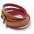 Hermès BRACCIALE HERMES BEHAPI CUIR SWIFT ROUGE BRIQUE & GOLD REVERSIBLE QUADRUPLE TOUR - vista 5