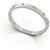 NUOVO ANELLO BOUCHERON ALLIANCE FACETTE T51 IN PLATINO 950 & DIAMANTI