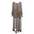 Autre Marque Vestido IENA Marrón Negro Beige