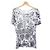 Autre Marque Yohji Yamamoto Top Grau Schwarz