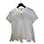 Comme Des Garcons Comme des Garçons Baumwoll-T-Shirt mit Tüll-Overlay - Weiß
