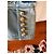 Balmain Fringed Denim Jacket with Gold Buttons - view 3
