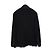 Chanel Schwarze Wolljacke mit Pelzbesatz - Ansicht 6