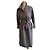Guy Laroche Vestido Abrigo de Lana Gris Pied-de-Poule