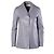 Blazer em couro de bezerro cinza Calvin Klein Collection