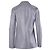 Blazer em couro de bezerro cinza Calvin Klein Collection - vista 3