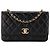 CHANEL - Borsa a tracolla Wallet On Chain Trendy CC Chanel in pelle liscia nera