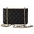 CHANEL - Borsa a tracolla Wallet On Chain Trendy CC Chanel in pelle liscia nera - vista 3