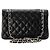 CHANEL - Borsa a tracolla Classique/Timeless 11.13 small Chanel in pelle caviar nera - vista 3