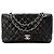 CHANEL - Borsa a tracolla Classique/Timeless 11.12 Chanel in pelle caviar nera