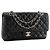 CHANEL - Borsa a tracolla Classique/Timeless 11.12 Chanel in pelle caviar nera - vista 2
