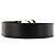 GUCCI - Cinturón Gucci Marmont de piel lisa negra (T75) - vista 2