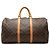 Brown Louis Vuitton Monogram Keepall 50 Travel Bag