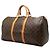 Brown Louis Vuitton Monogram Keepall 50 Travel Bag - view 2