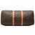 Brown Louis Vuitton Monogram Keepall 50 Travel Bag - view 3