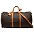 Sac de voyage Louis Vuitton Monogram Keepall Bandouliere 60 Marron