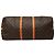 Sac de voyage Louis Vuitton Monogram Keepall Bandouliere 60 Marron - vue 3
