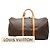 Borsa da viaggio Louis Vuitton Monogram Keepall Bandouliere 50 Marrone - vista 8
