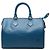 Borsa Boston Louis Vuitton Epi Speedy 25 Blu