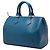 Borsa Boston Louis Vuitton Epi Speedy 25 Blu - vista 2