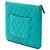Clutch Chanel Medium Quilted Caviar O Case Blu - vista 2