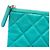 Clutch Chanel Medium Quilted Caviar O Case Blu - vista 6