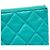 Clutch Chanel Medium Quilted Caviar O Case Blu - vista 7