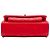 Borsa a tracolla Chanel Large Quilted Lambskin Geometric Flap rossa - vista 3