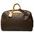 Louis Vuitton Monogram Alize 24 Heures Reisetasche Braun