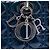 Borsa Lady Dior Large in pelle verniciata Cannage Blu - vista 5