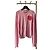 Gucci Strickjacke aus Wolle Rosa mit Apfelmotiv