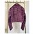 Chanel 23S Tweed Jacket Wine Red Check - view 2