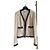 Chanel 02A Tweed Jacke Weiß