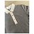Abito lungo Loewe in lino grigio color-block - vista 4