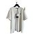 T-shirt Prada bianca in cotone con stampa a lettere