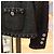 Chaqueta Chanel Rome de tweed negro - vista 2