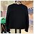 Chaqueta Chanel Rome de tweed negro - vista 6