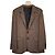 Céline Tweed Jacket Chestnut Check Pattern Size 40