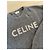 Pull Céline en laine gris avec logo - vue 4