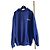 Sweatshirt com capuz Balenciaga em malha azul de algodão