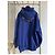 Sweatshirt com capuz Balenciaga em malha azul de algodão - vista 2