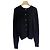 Cárdigan Chanel 23B de punto en cashmere azul marino