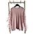 Valentino Garavani Rosa Wollstrickjacke mit Federdetail